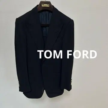 톰포드 네이비 가죽 자켓