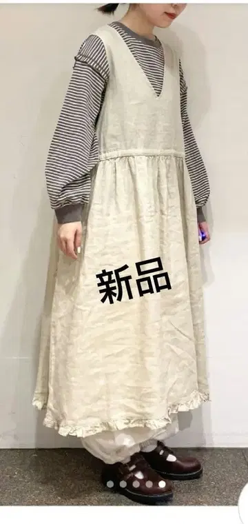 SM2 새상품 린넨 앞뒤 착용 원피스 08맵 스튜디오 클립 니코앤드