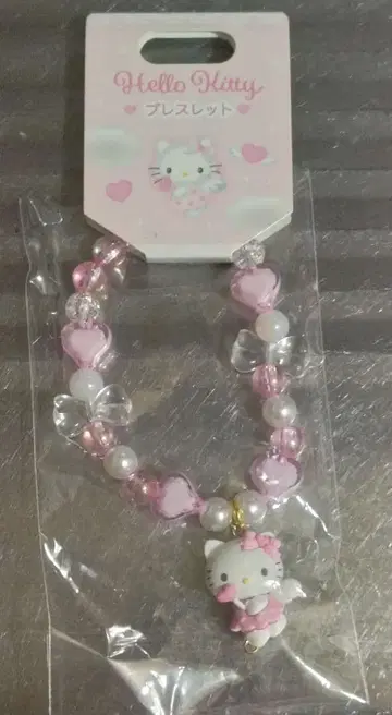 산리오 헬로키티 엔젤 팔찌 (핑크)
