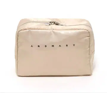 andmary Dear my wide pouch color beige