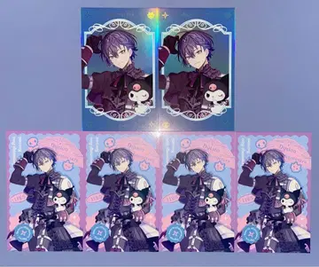 산리오 콜라보 코야나기 로우 Dityca 니지산지 사진풍 카드