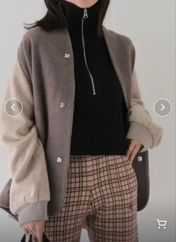 새상품급 ONE FIFTH 원피프스 OPEN 바시티 자켓