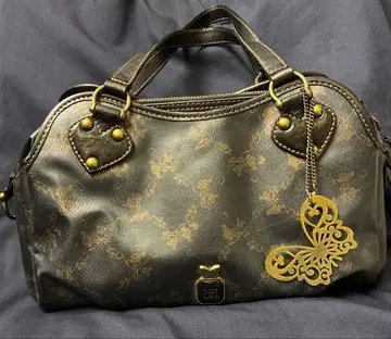 안나수이 월데코 핸드백 보스턴백형 올 패턴 가죽