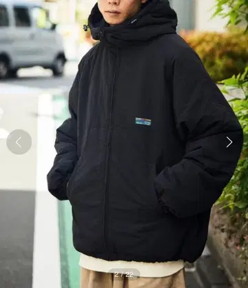 [ 프릭스스토어 ] 오버 사이즈 충전솜 후드 자켓