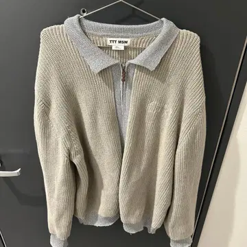 TTT MSW 집업 니트 L 사이즈