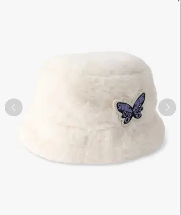새상품급 ANNA SUI 버터플라이 자수가 포인트인 버킷 햇