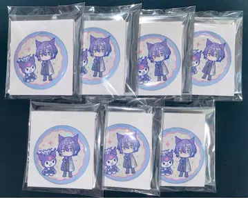 산리오 콜라보 코야나기 로우 Dityca 니지산지 캔뱃지 SD