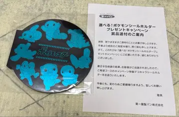 포켓몬 데코 캐릭터 씰 홀더 물 타입 미사용 새상품