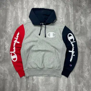 챔피온 리버스 위브 전체 자수 로고 후드 맨투맨 M 6078