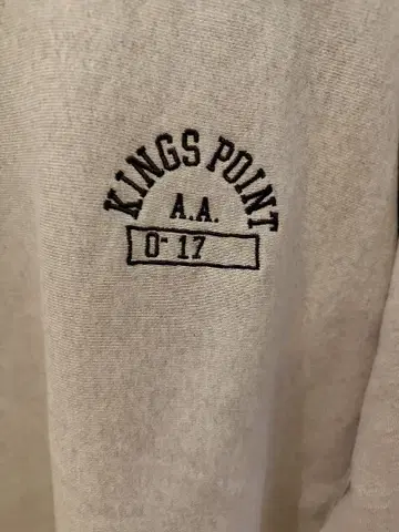 KINGS POINT 맨투맨 O-17 그레이