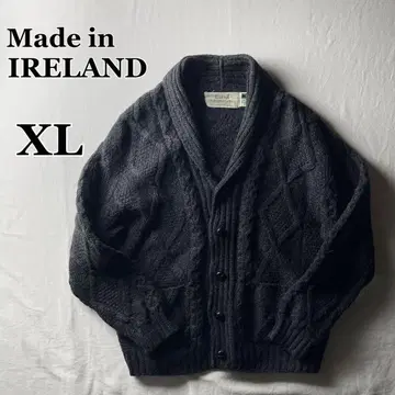 아일랜드제 아란 니트 가디건 XL 사이즈 j80