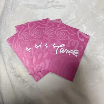 TWICE 라이브 사진 트레이딩 카드 A 5개 세트
