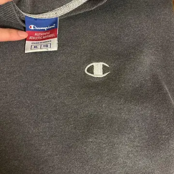 Champion 그레이 크루넥 트레이닝복 XL