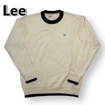 Lee 리 스웨터 니트 크림색