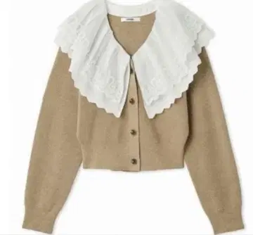 완판템 스나이델 레이스 칼라 니트 풀오버 프릴 머큐리 듀오