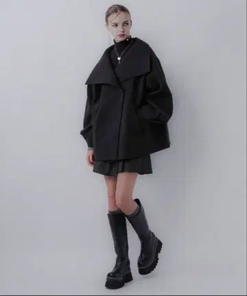 HARE 울리테크 2way 미들 코트