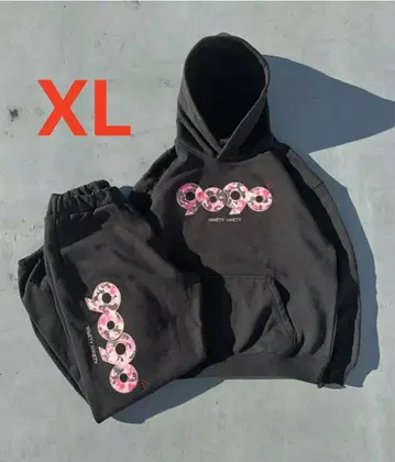 90 OG 로고 오리지널 후디 + 팬츠 셋업