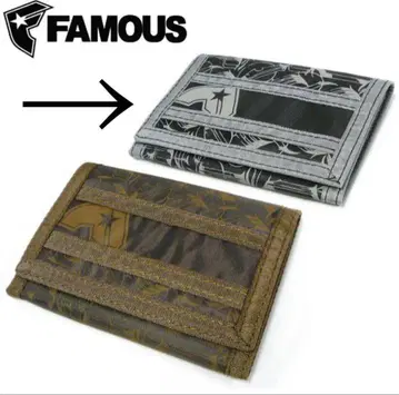 FAMOUS STARS의 '3 STRIKES' 지갑 GLAY 미사용