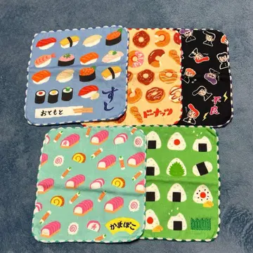 뉴 레트로 손수건 5개 세트