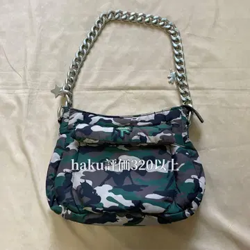 heaven 카모 패턴 숄더백