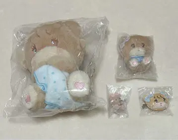 mikko 라떼 봉제 인형 피규어 앞머리 클립 가챠가챠