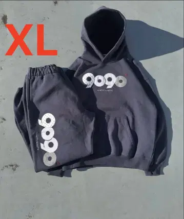 90 OG 로고 오리지널 후디 + 팬츠 셋업