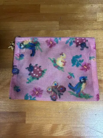 페일러 FEILER 하이디 메쉬 파우치 핑크