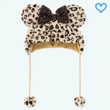 레오파드 무늬 미니 팬캡