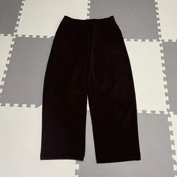 미사용 UNIQLO C 맨투맨 와이드 팬츠 다크 브라운 L 사이즈