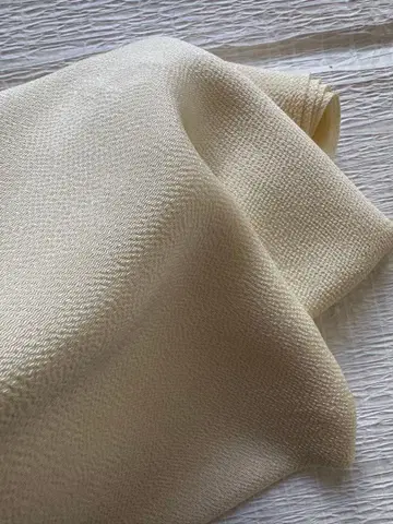 고시마 순수 실크 크레이프 원단 무지 오비 장식 천