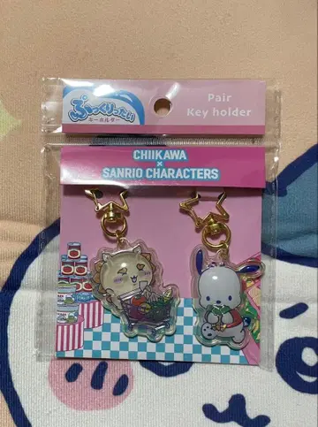 치이카와 x 산리오 캐릭터즈  페어 키링 시사