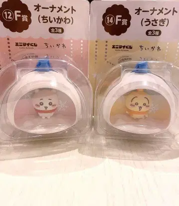 치이카와 오너먼트 세트 눈사람 토끼 치이카와 2개 세트