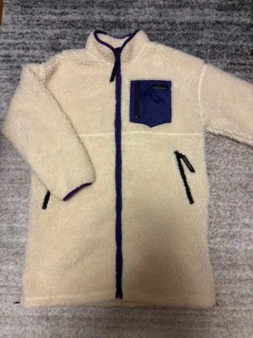 THOUSAND MILE 플리스 자켓 크림색