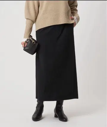 블랙 올마이 콜 저지 스커트 SHORT