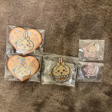 치이카와 (먼작귀) 마법소녀 치이카와 토끼 하트 캔뱃지 아크릴 키링