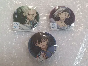 Dr. STONE 캔뱃지 3개 세트 최애 복권 ~신데렐라 복권