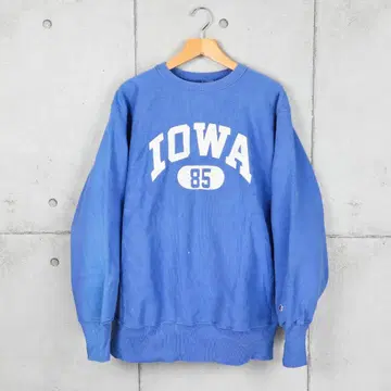 Champion 멕시코제 리버스 위브 스웨트 셔츠 블루 XL