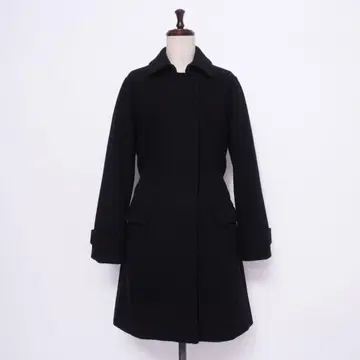 루니 30th 울 혼방 스텐카라 코트 블랙 사이즈 40*LD824