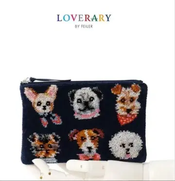 [ 미개봉 새상품 ] 러블리 도기 플랫 파우치