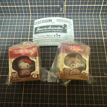 산리오 미니어처 패키지 컬렉션 키티 쿠로미 2개 세트