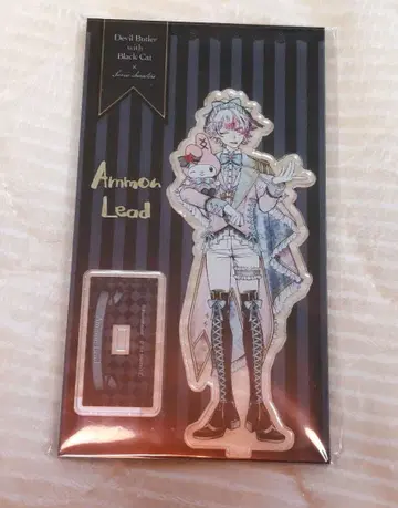 [ 아몬 아크릴 스탠드 ] 악마 집사와 검은 고양이 산리오 아쿠네코