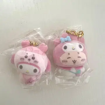 산리오 치이카와 (먼작귀) 콜라보 마이멜로디 게 헌책방 플로키 마스코트