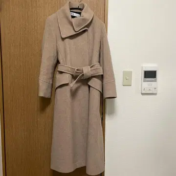 ZARA 자라 옷깃 높은 베이지 코트