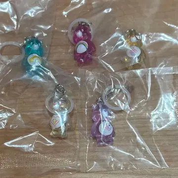 케어베어 클리어 마스코트 참 메지루시 액세서리 컴플리트
