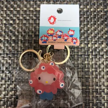새상품 산리오 미야쿠미야쿠 콜라보 클리어 키링 헬로키티 오사카 만박