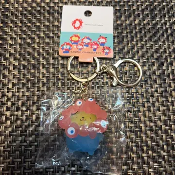 새상품 산리오 미야쿠미야쿠 클리어 키링 폼폼푸딩 오사카 만박