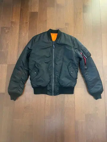 MA-1 플라이트 자켓 블랙 알파 L 사이즈 재팬 스펙