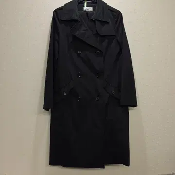 [클리닝 완료] [새상품급] LES MUES 블랙 트렌치코트 L