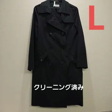 [클리닝 완료] [새상품급] LES MUES 블랙 트렌치코트 L