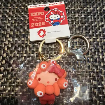 산리오 미야쿠미야쿠 입체 마스코트 최애 컬러 키링 키티